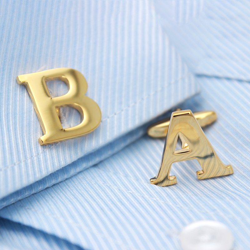 Main Golden Alphabets Cufflinks image